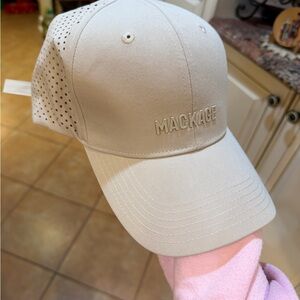 Mackage Beige Logo hat